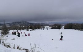 Neve sul Bruncu Spina a Fonni