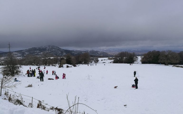 Neve sul Bruncu Spina a Fonni