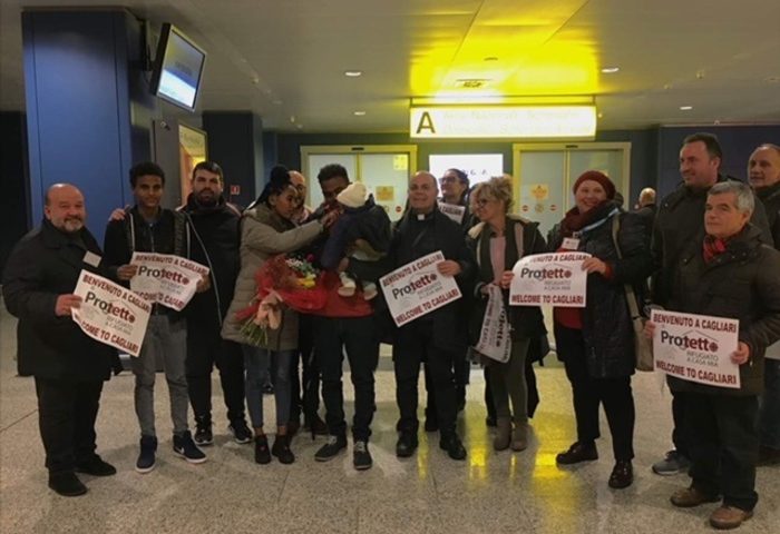 Dall’Etiopia a Cagliari con un corridoio umanitario della Caritas: Dawit riabbraccia la famiglia