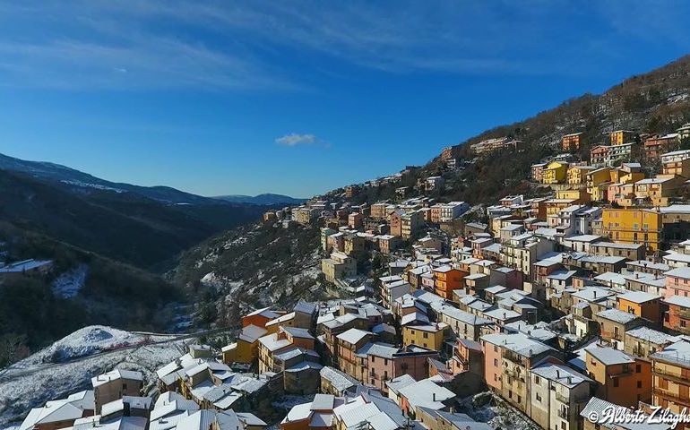 desulo neve alberto zilaghe foto