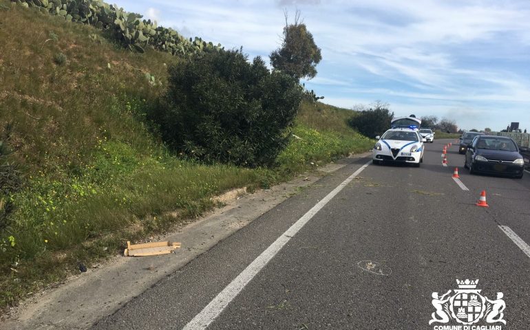 Perde il controllo della moto sulla Ss131 dir: ferito un motociclista di Sestu