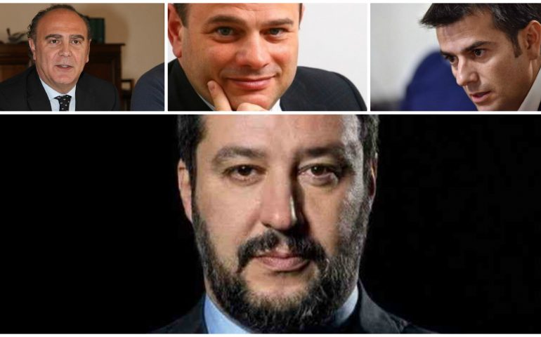 salvini sindaci sardi collage