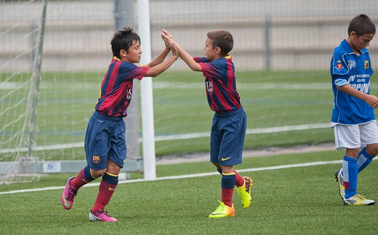 Due giovani della cantera del Barcellona - Foto di Barcelona Football Club