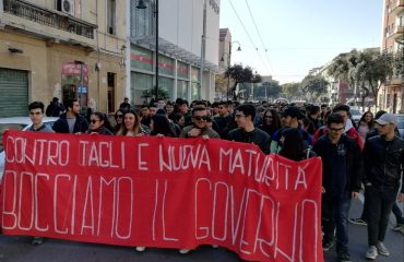 Manifestazione studenti a Cagliari venerdì 22 febbraio 2019