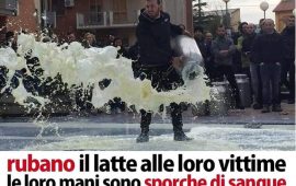 Post choc contro i pastori su un gruppo Facebook animalista Assassini rubano il latte alle loro vittime