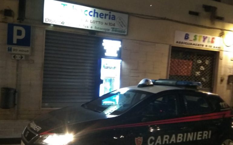 Rapina tabacchino Villasor Carabinieri