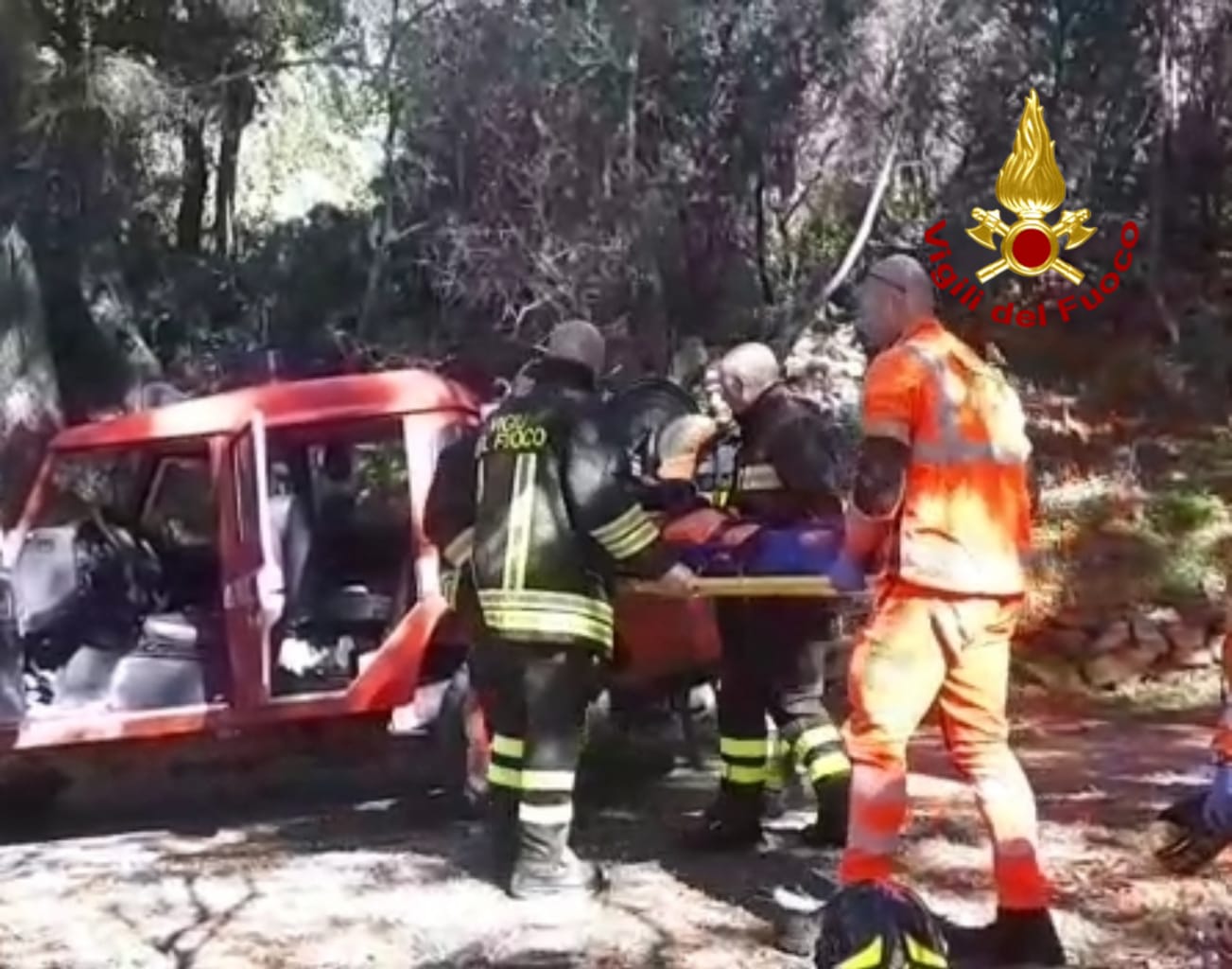 Sinnai ciclista cade con la mountain bike in una scarpata e finisce al pronto soccorso (2)