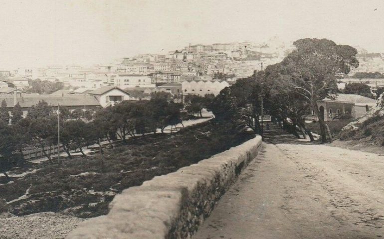 La Cagliari che non c’è più: una foto di viale Bonaria nel 1930