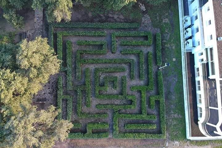 Il labirinto verde del Cavalluccio Marino visto dall’alto