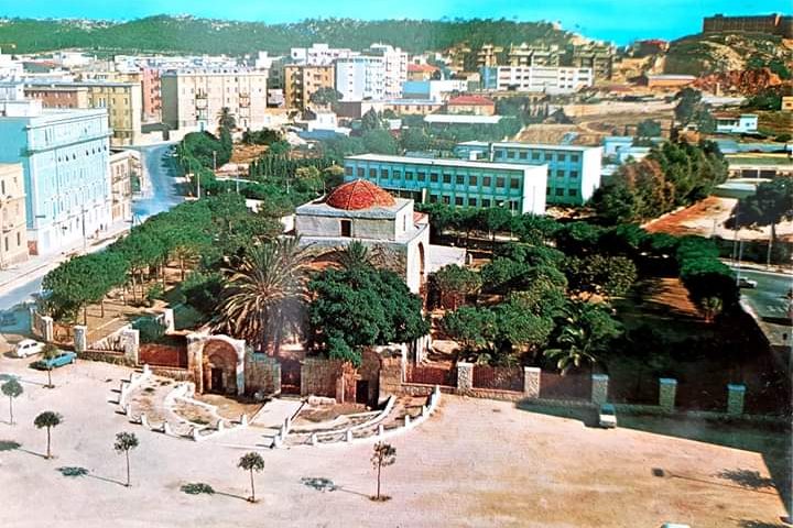 La Cagliari che non c’è più: una bella foto a colori della Basilica di San Saturno nel 1972