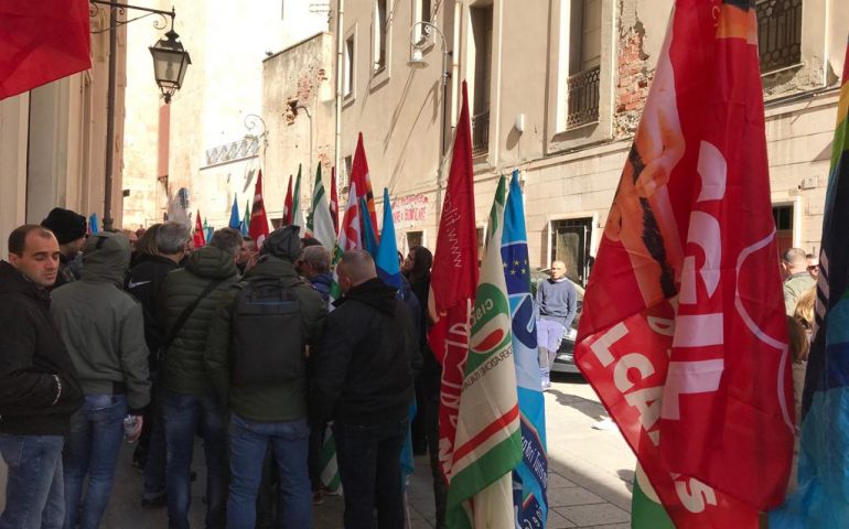 Cagliari: proteste dei lavoratori dell’appalto esterno all’Università di Cagliari