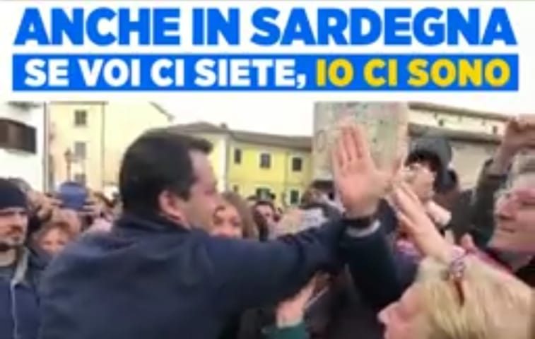 Salvini non rispetta il silenzio e fa campagna elettorale sulla sua pagina FB