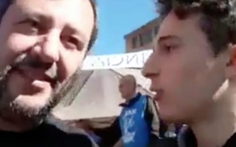 Il ragazzo ozierese del selfie con Salvini racconta come è andata a “Un giorno da Pecora”