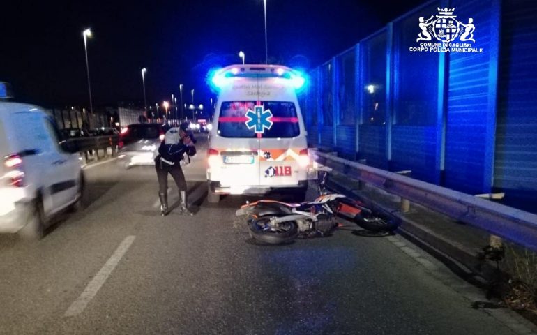 Incidente asse mediano moto pirri