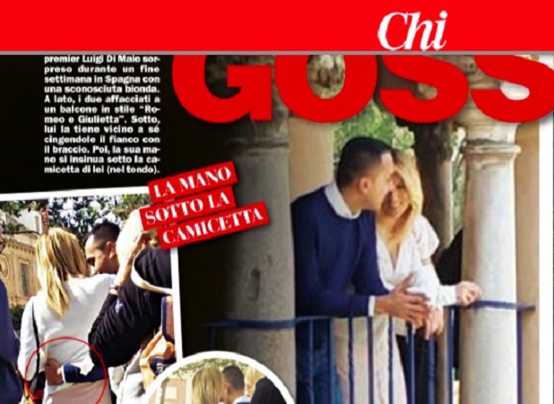 La pagina di Chi sul flirt tra Luigi Di Maio e una misteriosa donna bionda 2