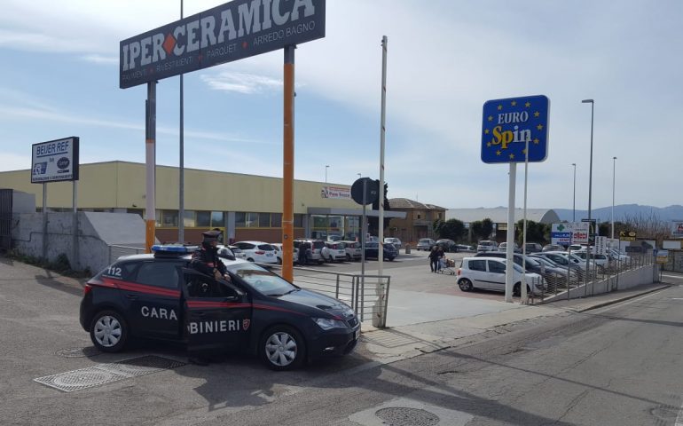 Rapina Eurospin viale Elmas Cagliari