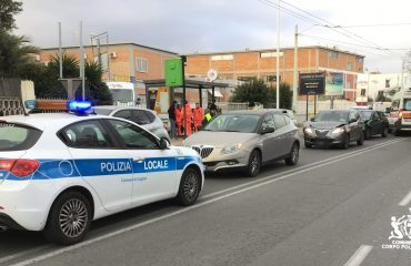 incidente stradale viale marconi polizia municipale