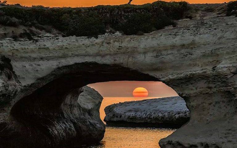 S’Archittu al tramonto: l’incredibile foto di Benedetto Mameli