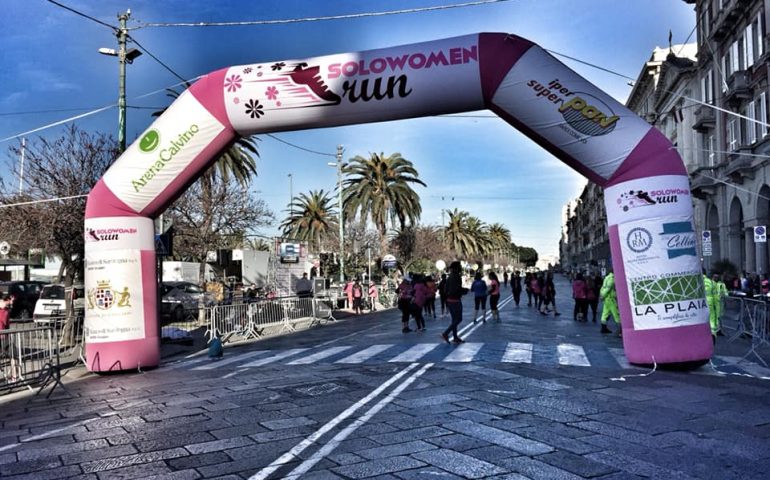 Tutto pronto a Cagliari per la SoloWomenRun: la marea rosa ai nastri di partenza