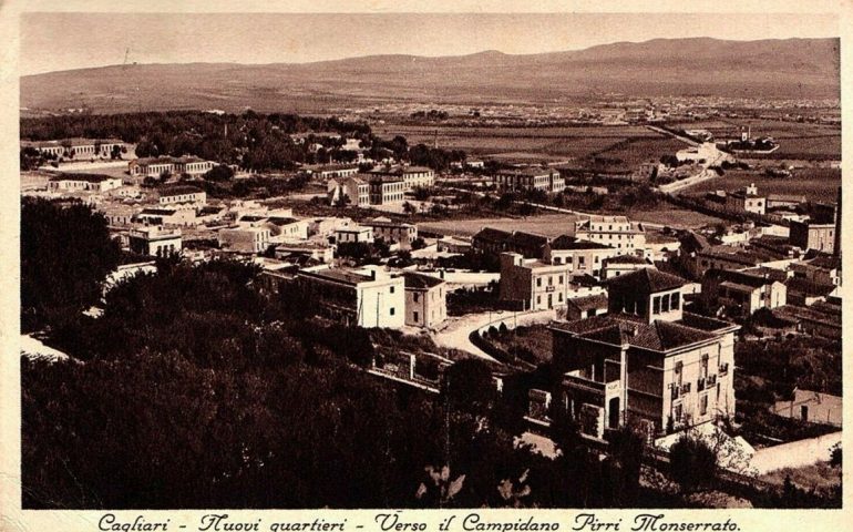 La Cagliari che non c’è più: i nuovi quartieri visti dai Giardini Pubblici nel 1935