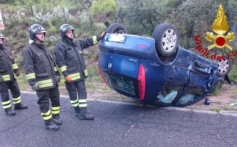 Incidente stradale sulla SP58 Nuoro-Orgosolo: due auto si scontrano