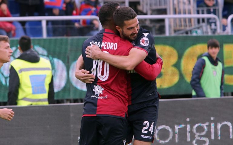 Pavoletti e Faragò regolano la Spal: il Cagliari vince 2-1, salvezza ad un passo