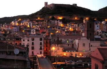 Bosa Sardinia City Evening Italy