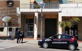 Carabinieri via castiglione droga party