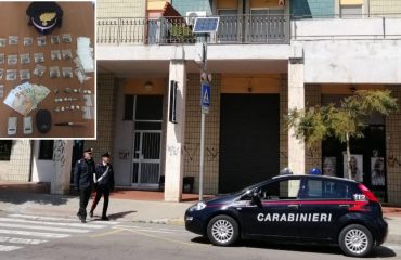 Carabinieri via castiglione droga party