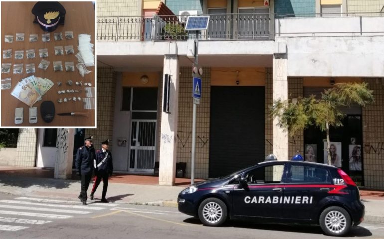 Carabinieri via castiglione droga party