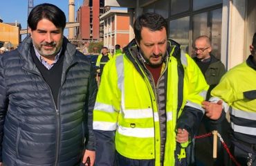 Christian Solinas e Matteo Salvini