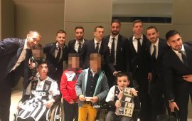 Il cuore grande dei campioni della Juve per i sorrisi dei piccoli Fabio e Alessio (9)