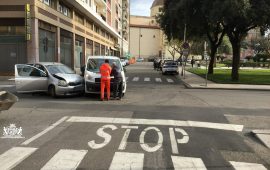 Incidente piazza san cosimo via Logudoro