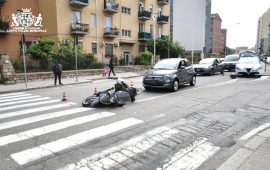 Incidente via Emilia Polizia municipale