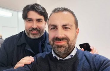 Michele Pais con Christian Solinas