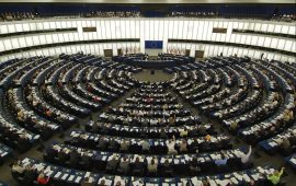 Parlamento Europeo riunito a Strasburgo