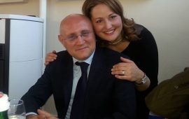 Vincenzo Di Gennaro con la compagna Stefania Gualano