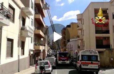 Incendio via doberdò cagliari