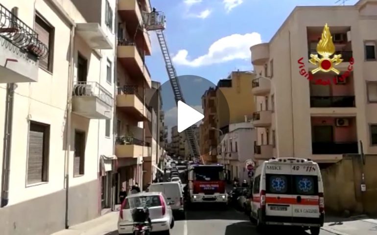 Incendio via doberdò cagliari