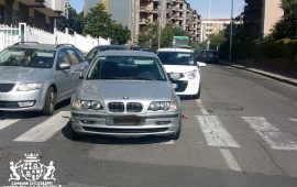 Incidente cagliari viale marconi via cattaneo