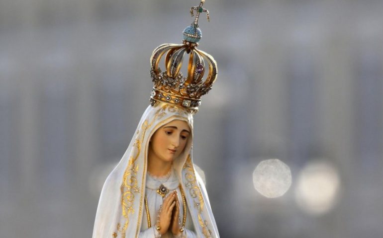 Arriva a Cagliari la statua della Madonna del santuario di Fatima
