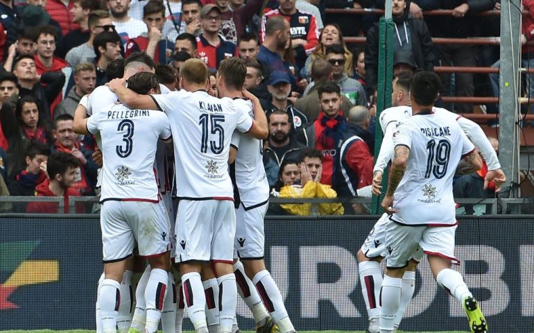 Cagliari, ora la salvezza è ufficiale: 1-1 col Genoa, Criscito risponde a Pavoletti
