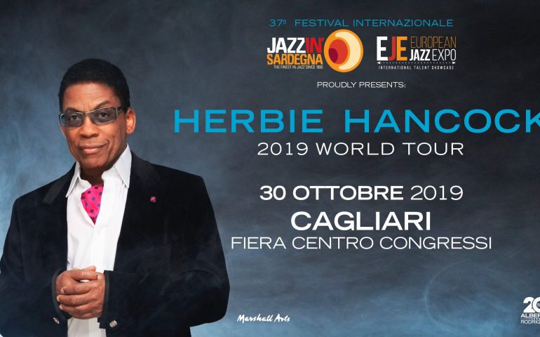 Il 30 ottobre a Cagliari il concerto del leggendario jazzista Herbie Hancock