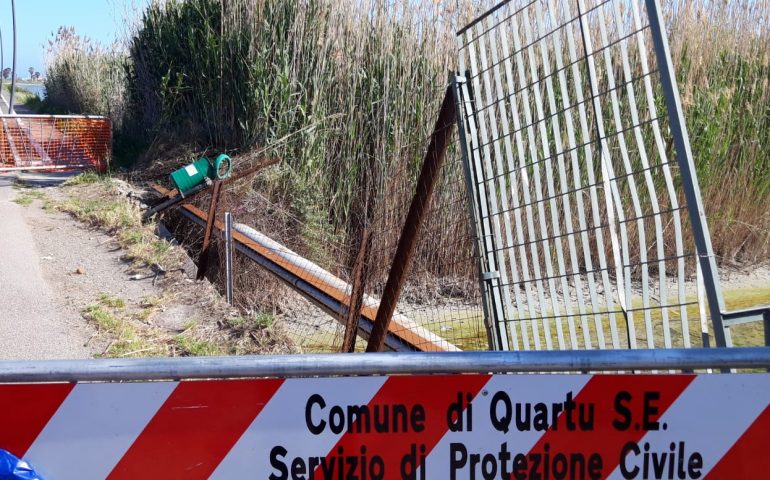 Quartu: ponte Lungosaline chiuso. Trovati i fondi per il risanamento
