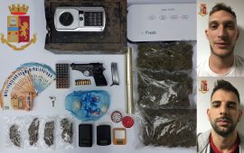 Arresti droga armi via san giuliano
