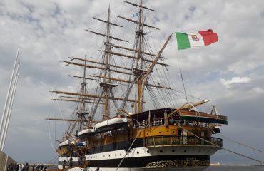 La Amerigo Vespucci al porto di Cagliari