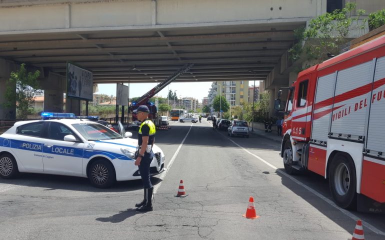 Cagliari, cadono calcinacci: chiuso un sottopasso dell’Asse Mediano