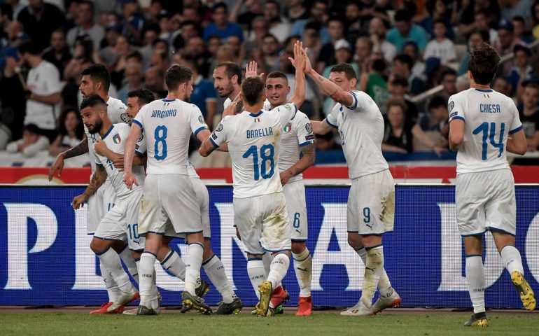 Barella ancora protagonista in azzurro: suo il primo gol nello 0 a 3 dell’Italia alla Grecia