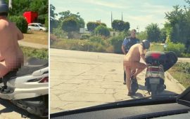 Fa caldo e lo scooterista gira senza vestiti: la polizia incredula. Succede a Berlino