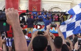 La Dinamo accolta dai tifosi a Sassari